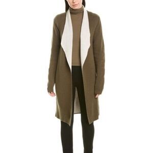 H Halston Womens Cardigan Wild Sage  NEW